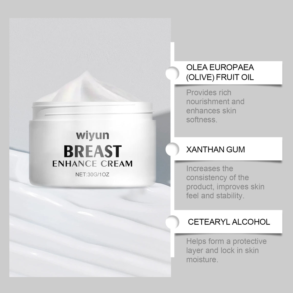 Firming Breast Cream for Lift & Nourishment - Tall & Straight Chest