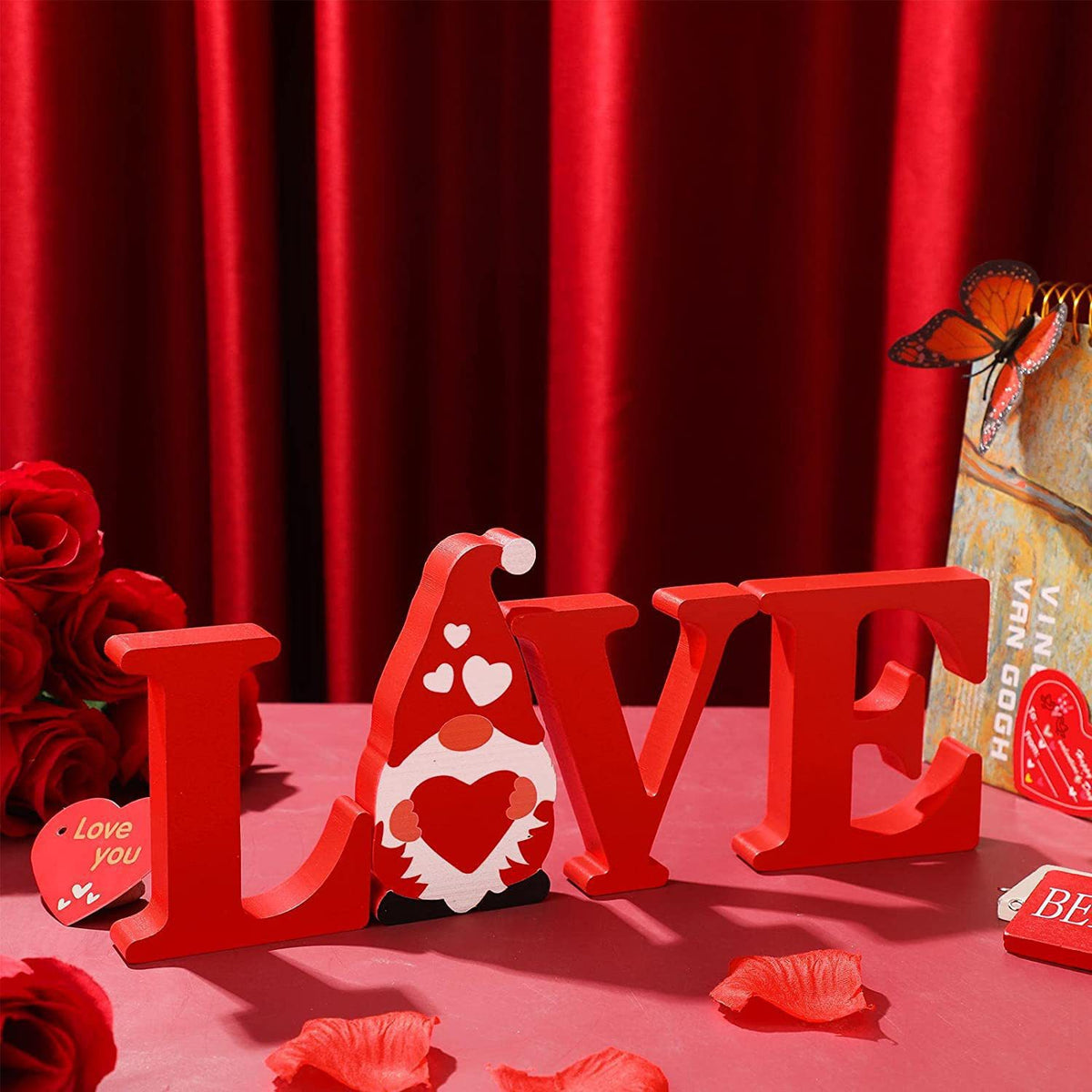 Wooden LOVE Letters Valentine's Day Gift Home Decor