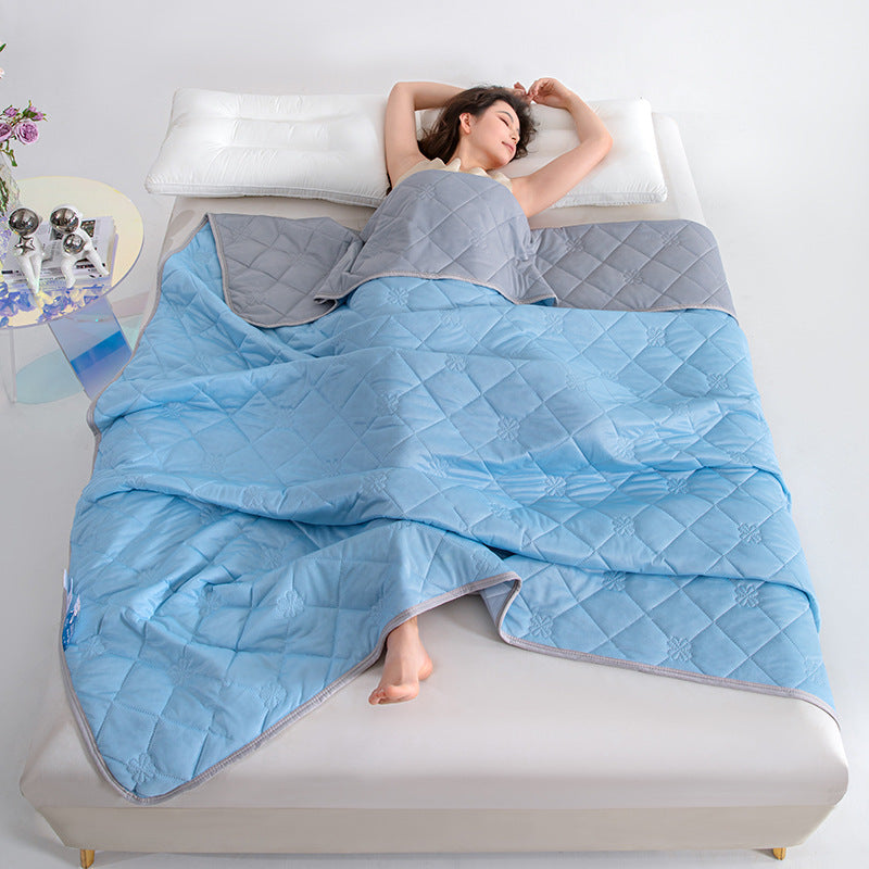 Summer Cooling Quilt - Breathable Air-Feel Bedding for Hot Weather