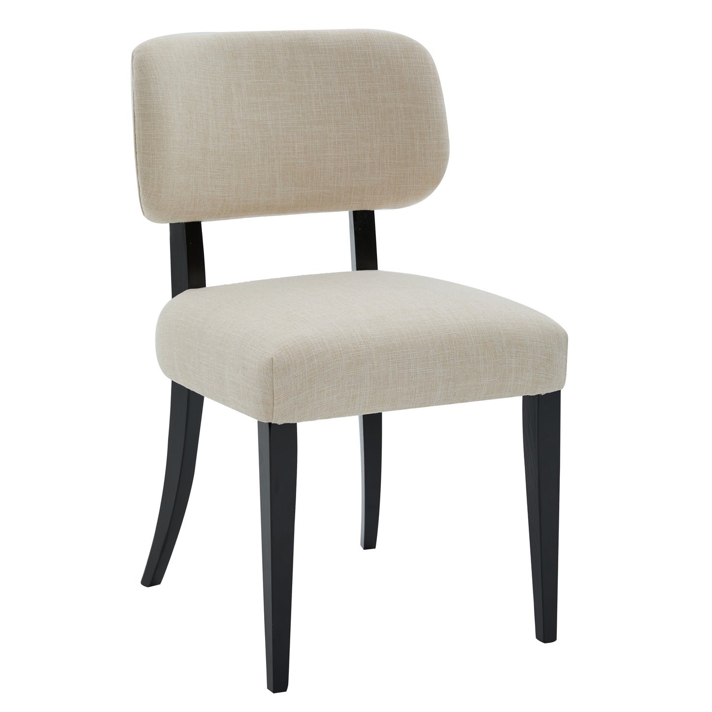 Modern Upholstered Dining Chairs Set of 2 - Cream
