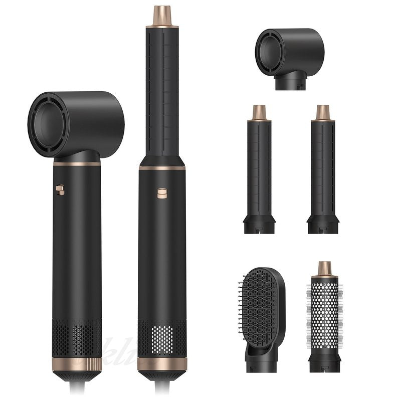 Five-in-One Noise Reduction Hair Curling Iron - Multifunctional Styling Tool