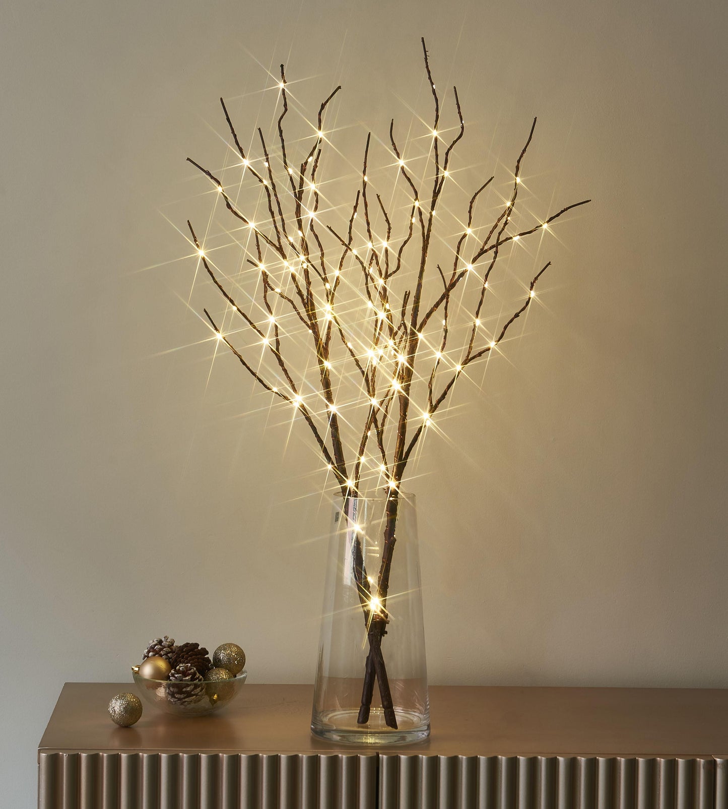 Willow Branch Lights with 100 LED Beads - Decorative Ambient Lighting