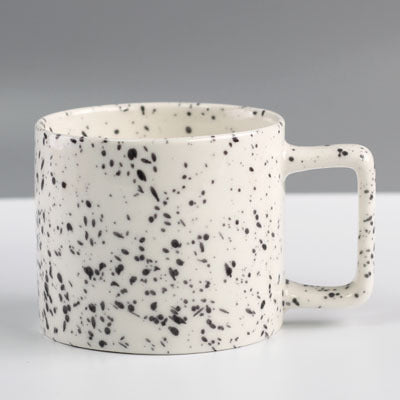 Retro Splash Ink Dot Ceramic Mug - Home Kitchen Drinkware