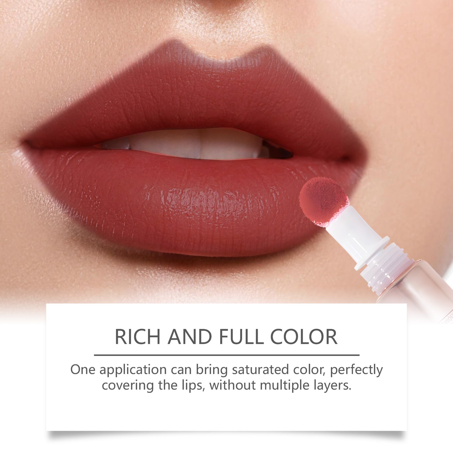 Matte Liquid Lip Gloss - Long-Lasting Moisturizing Non-Stick Lip Makeup