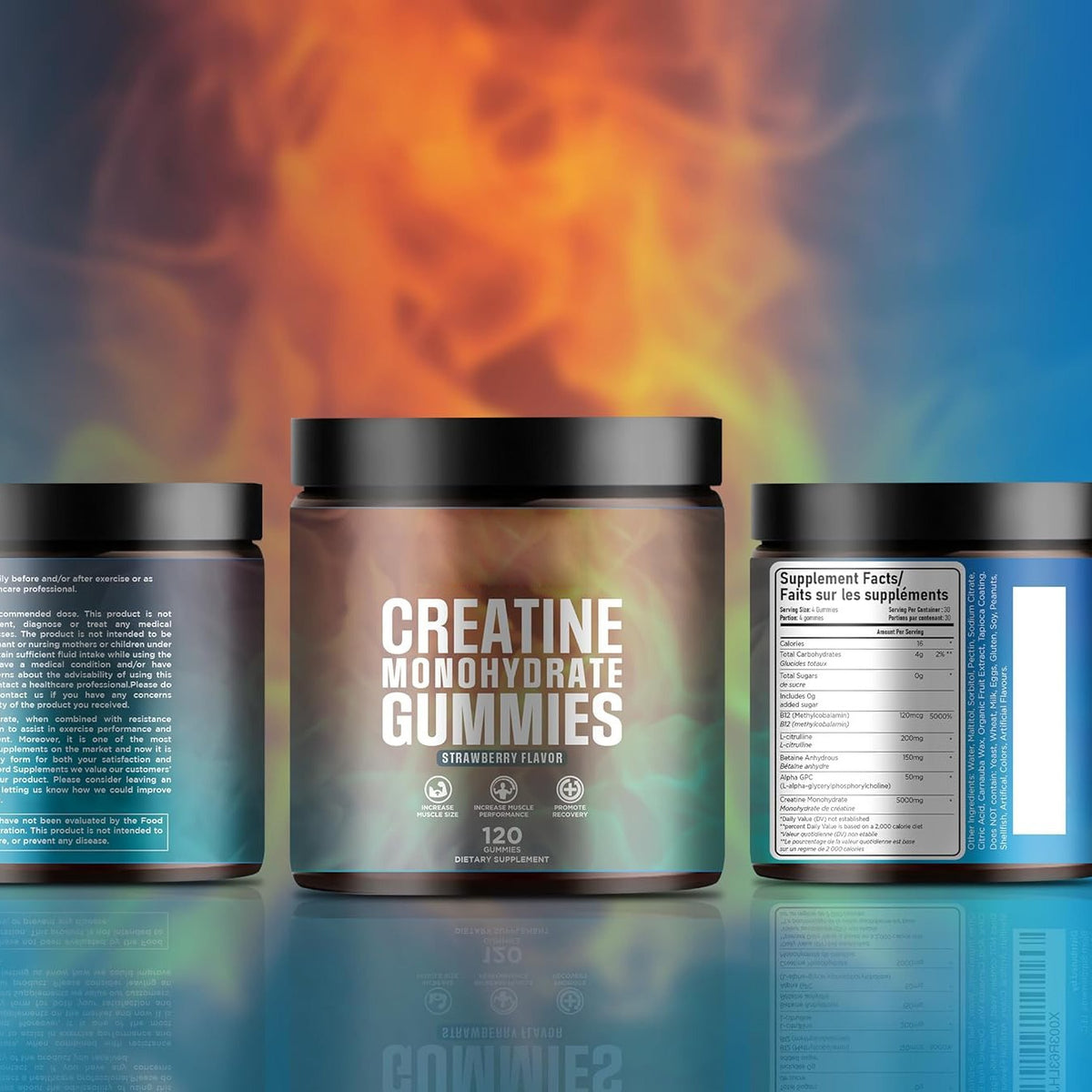 Creatine Gummy Jelly Supplements – Multiple Sizes