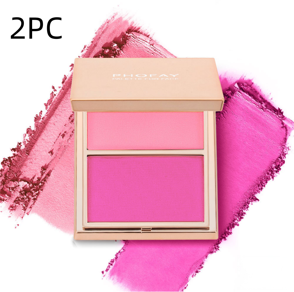 Cream and Powder Blush Duo - Weightless Face Makeup Palette