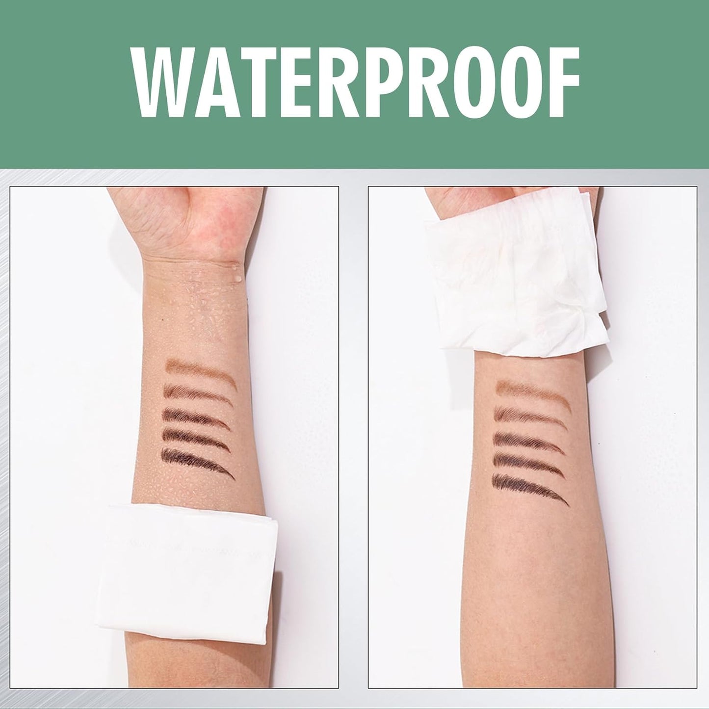 Waterproof 4-Fork Tip Eyebrow Pen - Long-Lasting Natural Brow Makeup