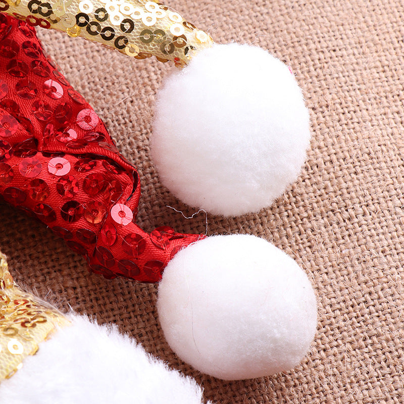 Christmas Hat Headband - Festive Holiday Party Accessory, Multiple Styles