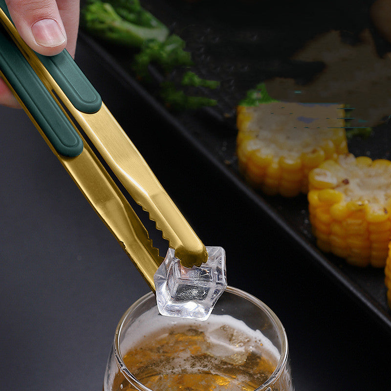 Korean Stainless Steel Barbecue Tongs - Multiple Sizes, Korean Style Grill Utensils
