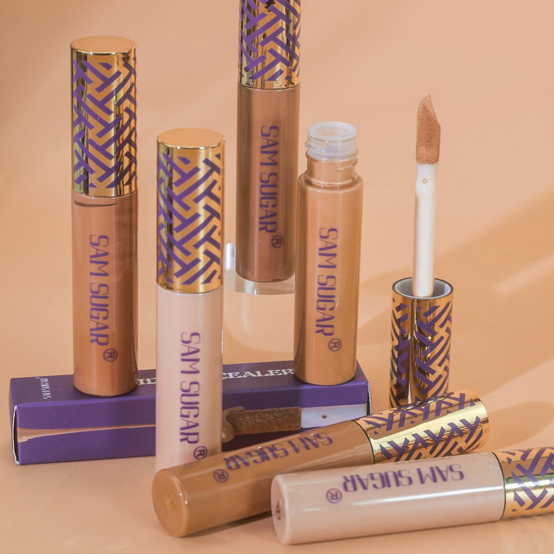 Liquid Concealer Foundation Set - Brightening, Long-Lasting, 18ml