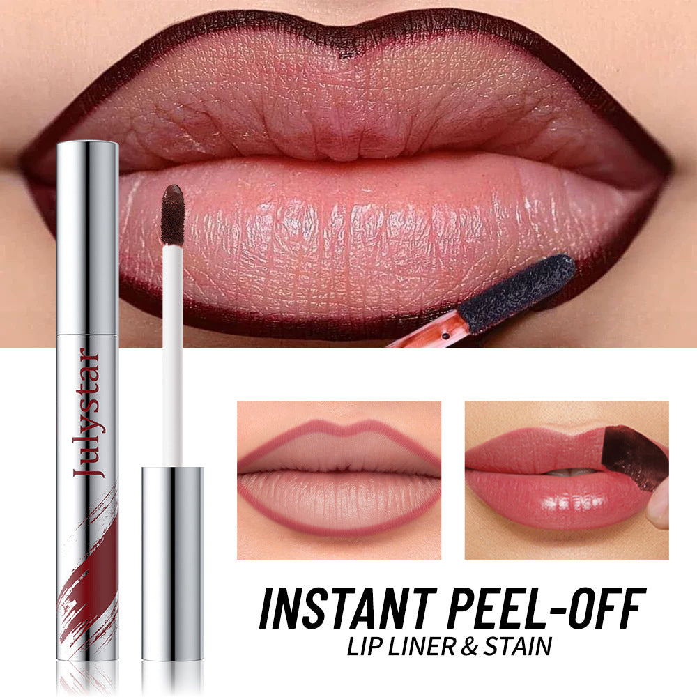 Peel Off Lip Liner and Liquid Lip Stain - Waterproof Matte Lip Tattoo