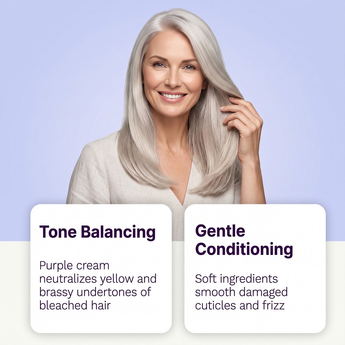 Purple Nourishing Hair Mask - 50g Deep Conditioning Treatment