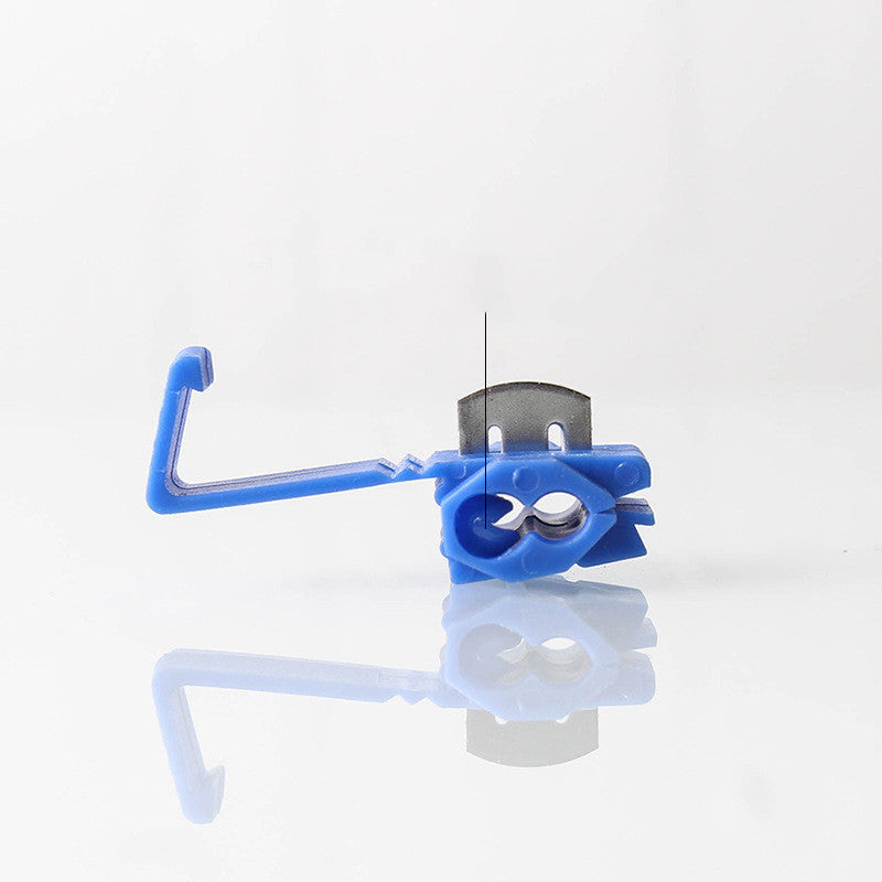 Blue T-Type Wire Connector Clip for Electrical Wiring - 10PCS