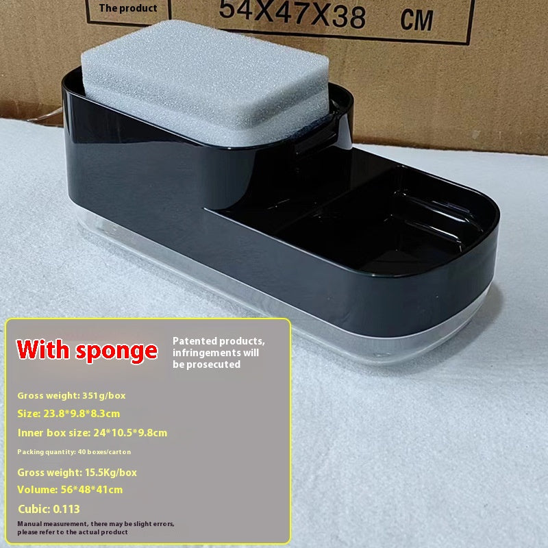 Kitchen Press Type Soap Dispenser Manual Lye Box Home Storage