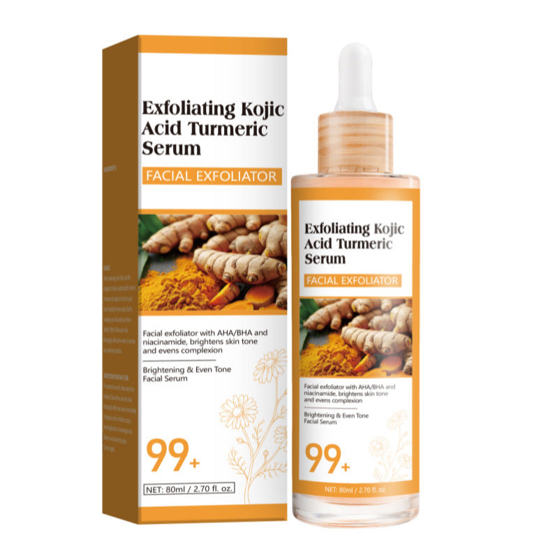 Exfoliating Arbutin Turmeric Serum for Face - 80ml Skin Brightening Treatment