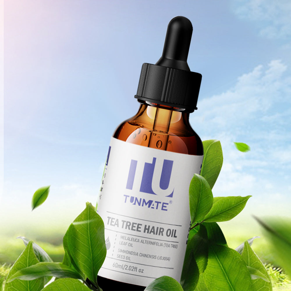 Tea Tree Hair Oil - Natural Hair Care Essential Oil for Scalp & Damage Repair