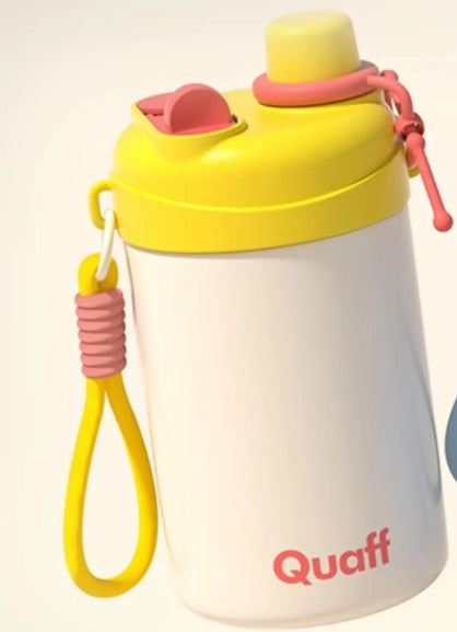 Insulated Stainless Steel Mug with Straw - Keeps Drinks Hot or Cold