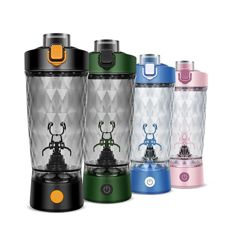 Automatic Mixing Plastic Cup with Powder Storage - 501-600ml, Vibration & Blending