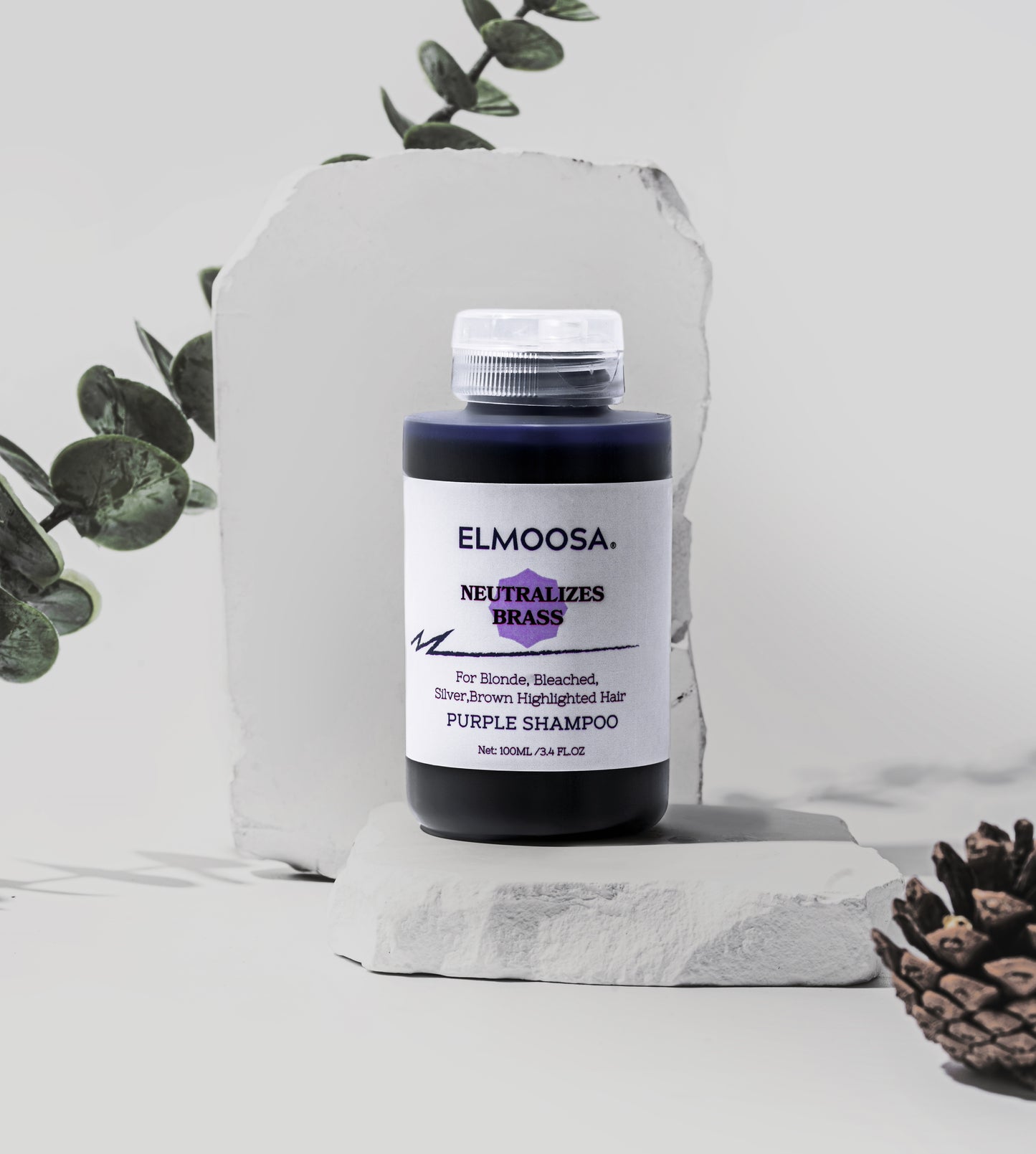 Purple Toning Shampoo for Blonde Hair - 100ml