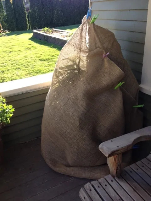 Garden Tree Wraps - Burlap Protective Cover for Trees, 4 Rolls