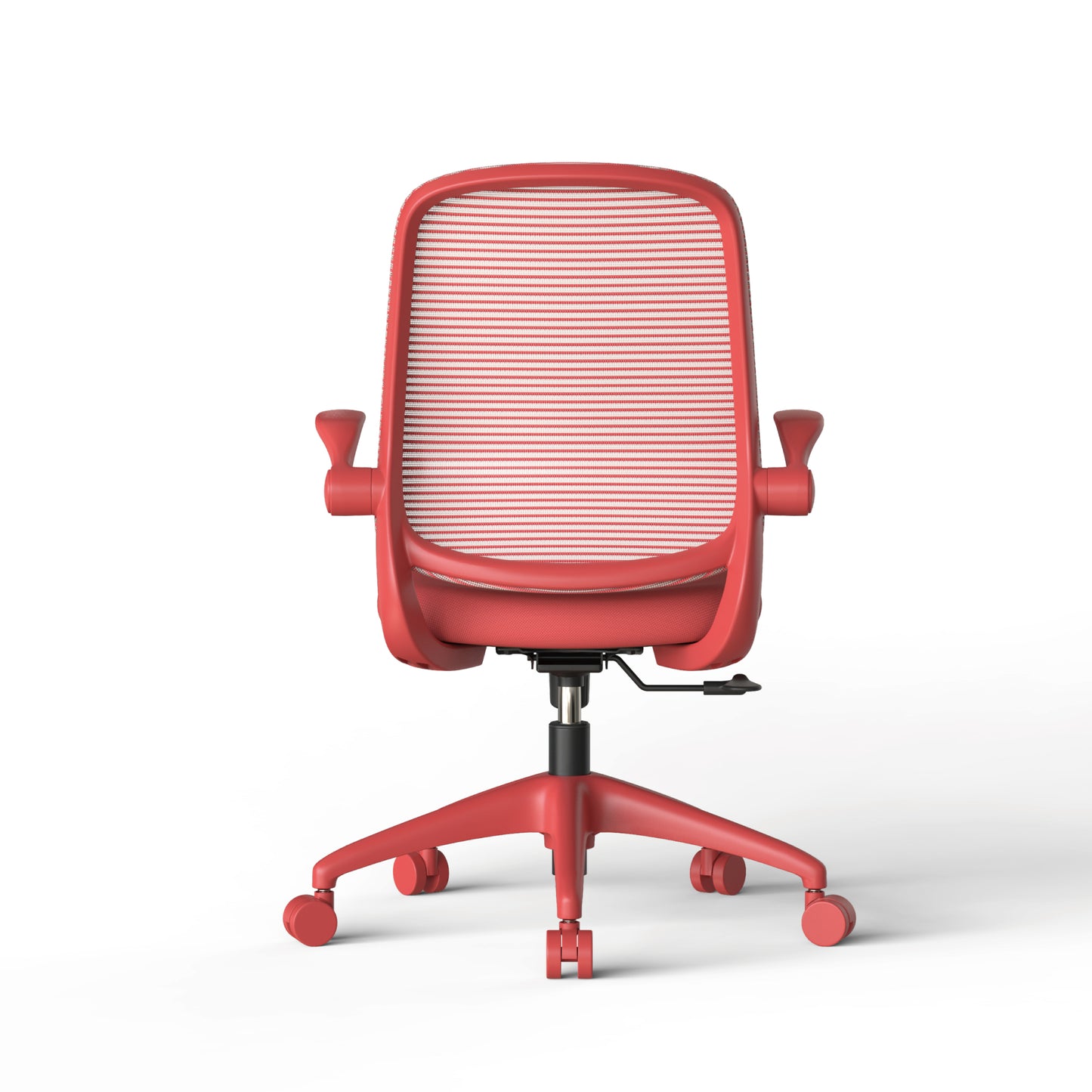Ergonomic Mesh Office Chair - Comfortable & Fireproof - Red