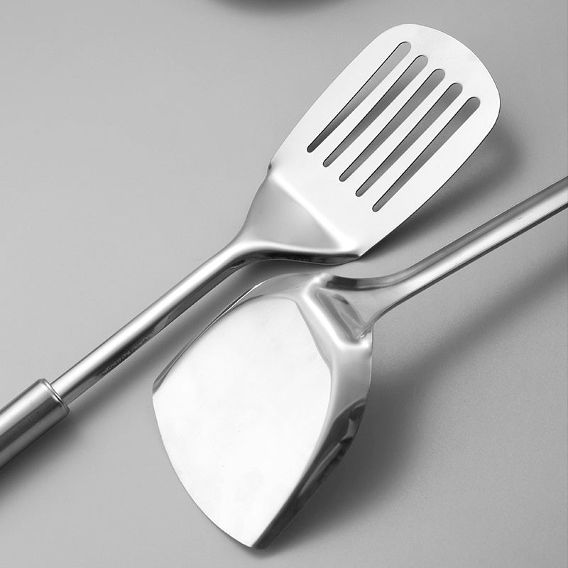 Stainless Steel Kitchen Utensils Set with Magnetic Handles - Multiple Sizes