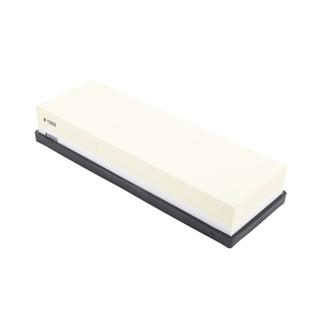 Dual Sided Sharpening Stone 6000 Grit Wet Stone with Anti Slip Base for Kitchen & Woodworking