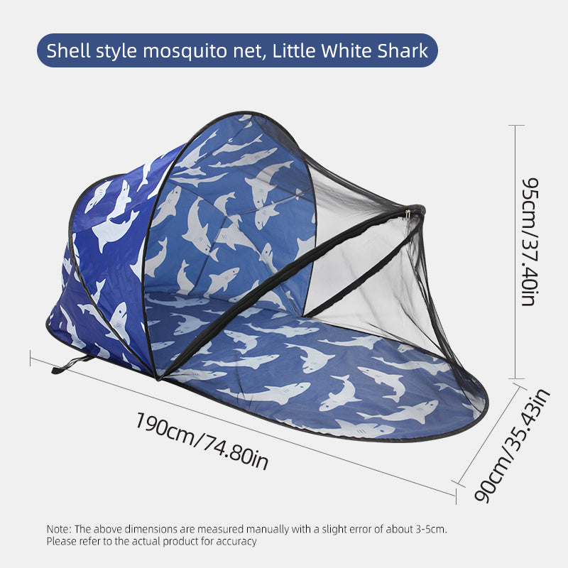 Enclosed Folding Mosquito Net Tent for Outdoors & Travel - All-Around Protection