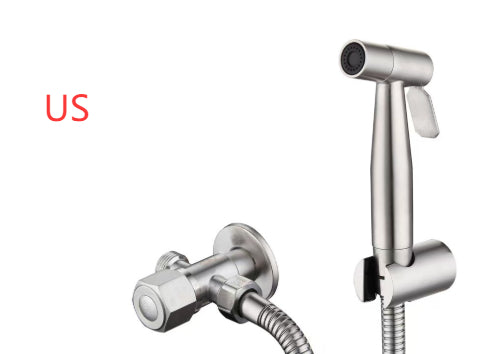 Handheld Bidet Toilet Sprayer Stainless Steel Bathroom Pot - Multiple Styles & Colors