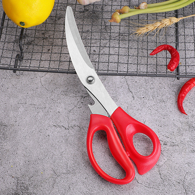 Korean BBQ Scissors Clip Tool Set - Stainless Steel Kitchen Accessories