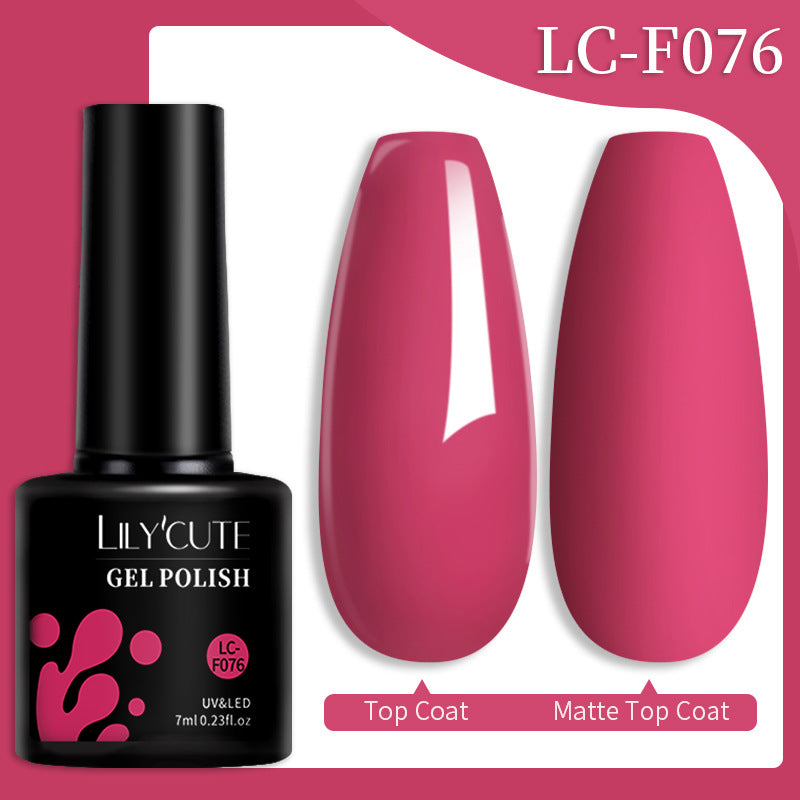 Colored Glitter Nail Glue Set for Nail Art - Waterproof & Non-Flushing