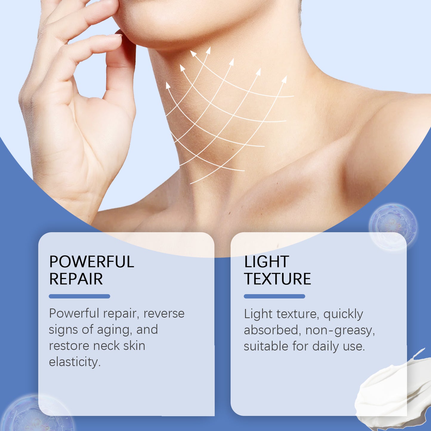 Firming Neck Cream - Moisturizing Anti-Aging Skin Care for Neck Lines