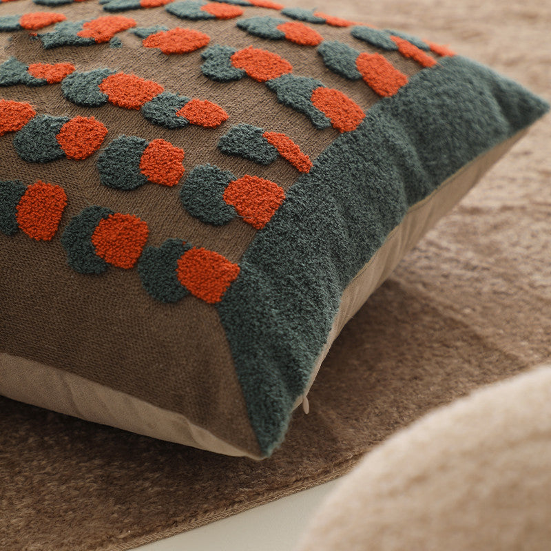 Geometric Pattern Pillowcase Set 45x45cm Square Living Room Decor