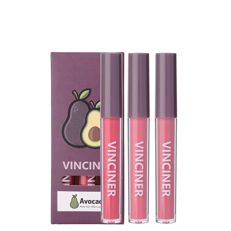 Fruit Lip Gloss Set Matte Finish Moisturizing Waterproof Lip Lacquer