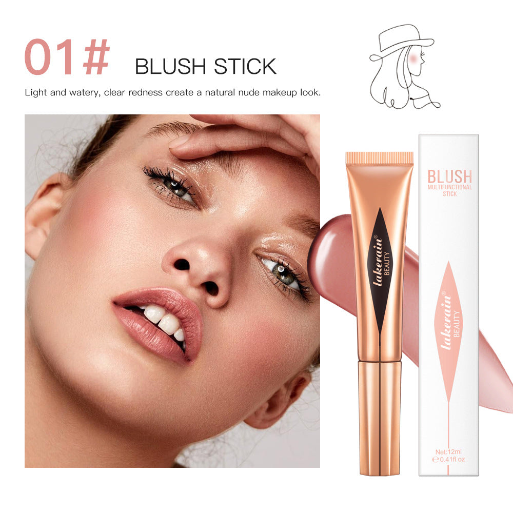 Multi Functional Cosmetic Pen Powder Blusher Highlights - 6 Colors