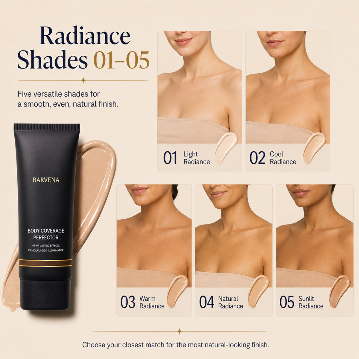Waterproof Tattoo & Scar Concealer – 48HR Coverage