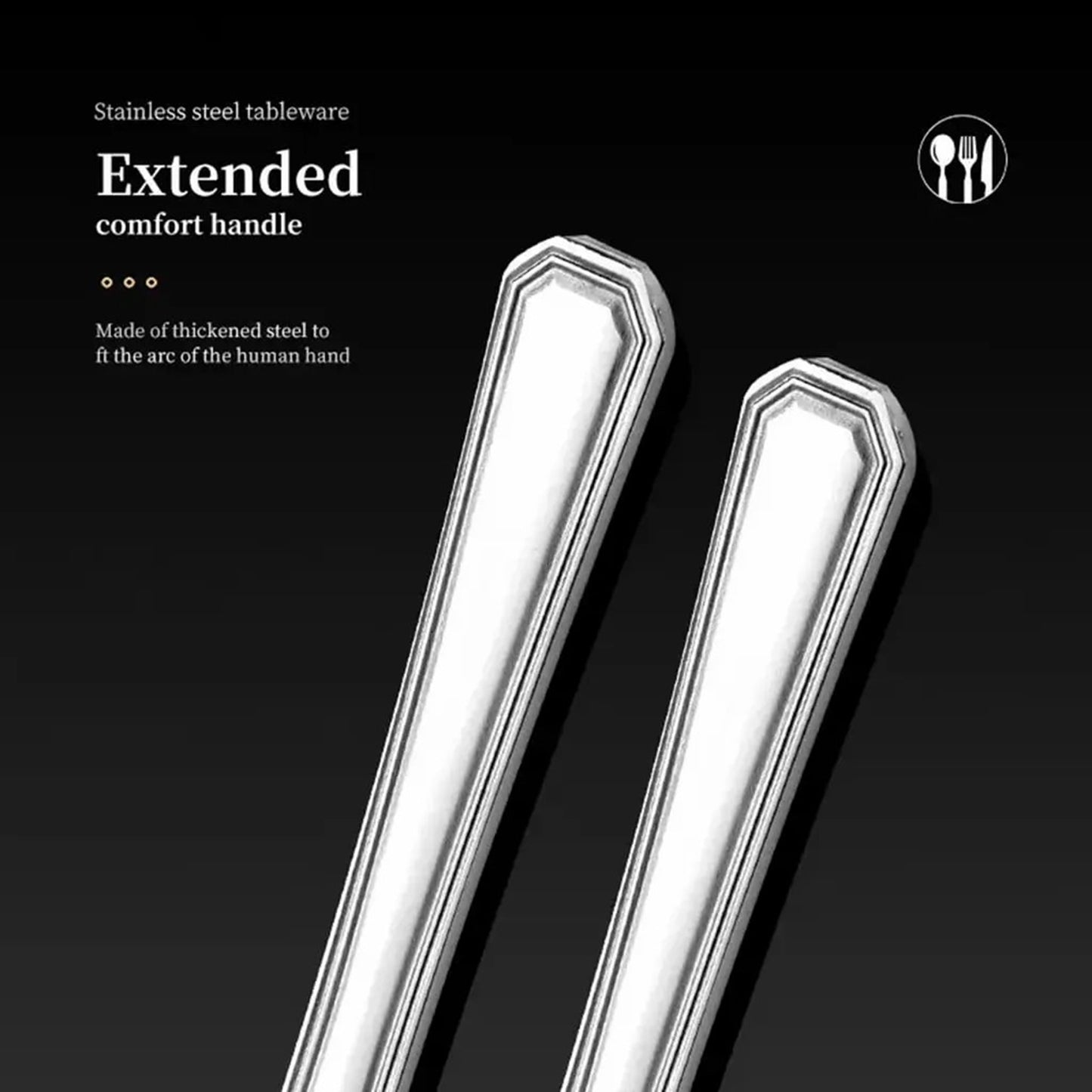 16-Piece Premium Stainless Steel Silverware Set for 4 - Elegant Utensils