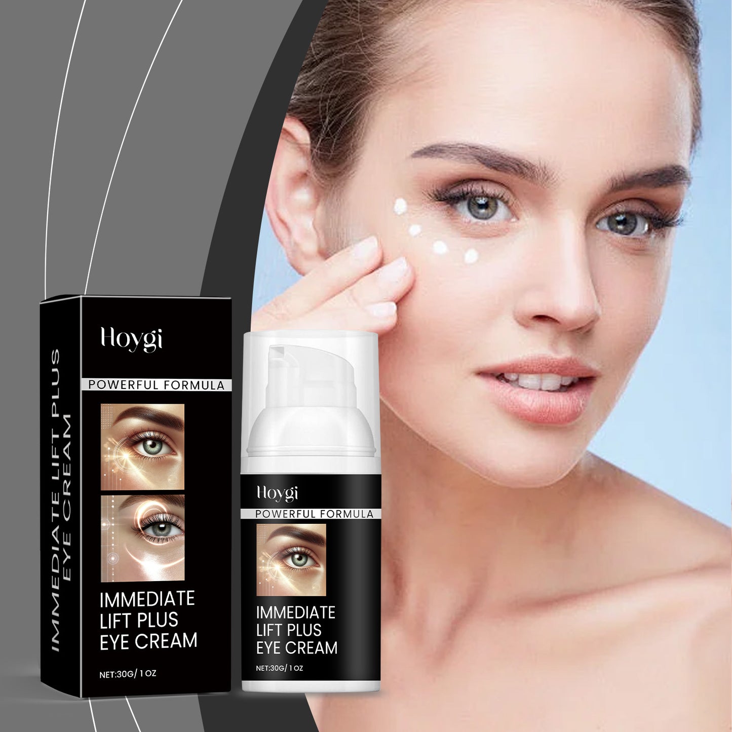 Firming Eye Cream with Collagen & Hyaluronic Acid for Fine Lines & Puffiness