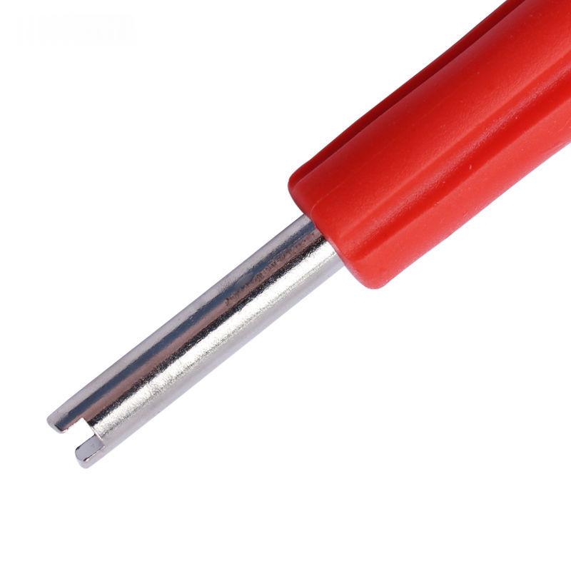 Automotive Valve Core Wrench Double-Ended Keychain Tool Set