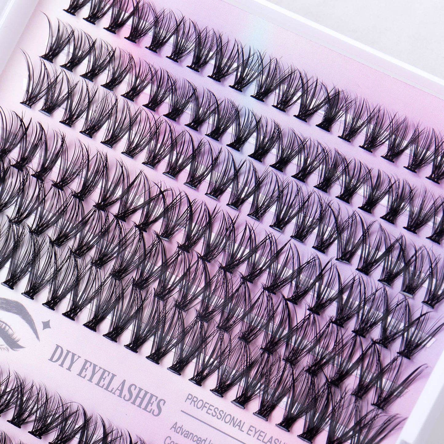 240 Segmented False Eyelash Clusters - 12 Rows of 30D and 40D Mix