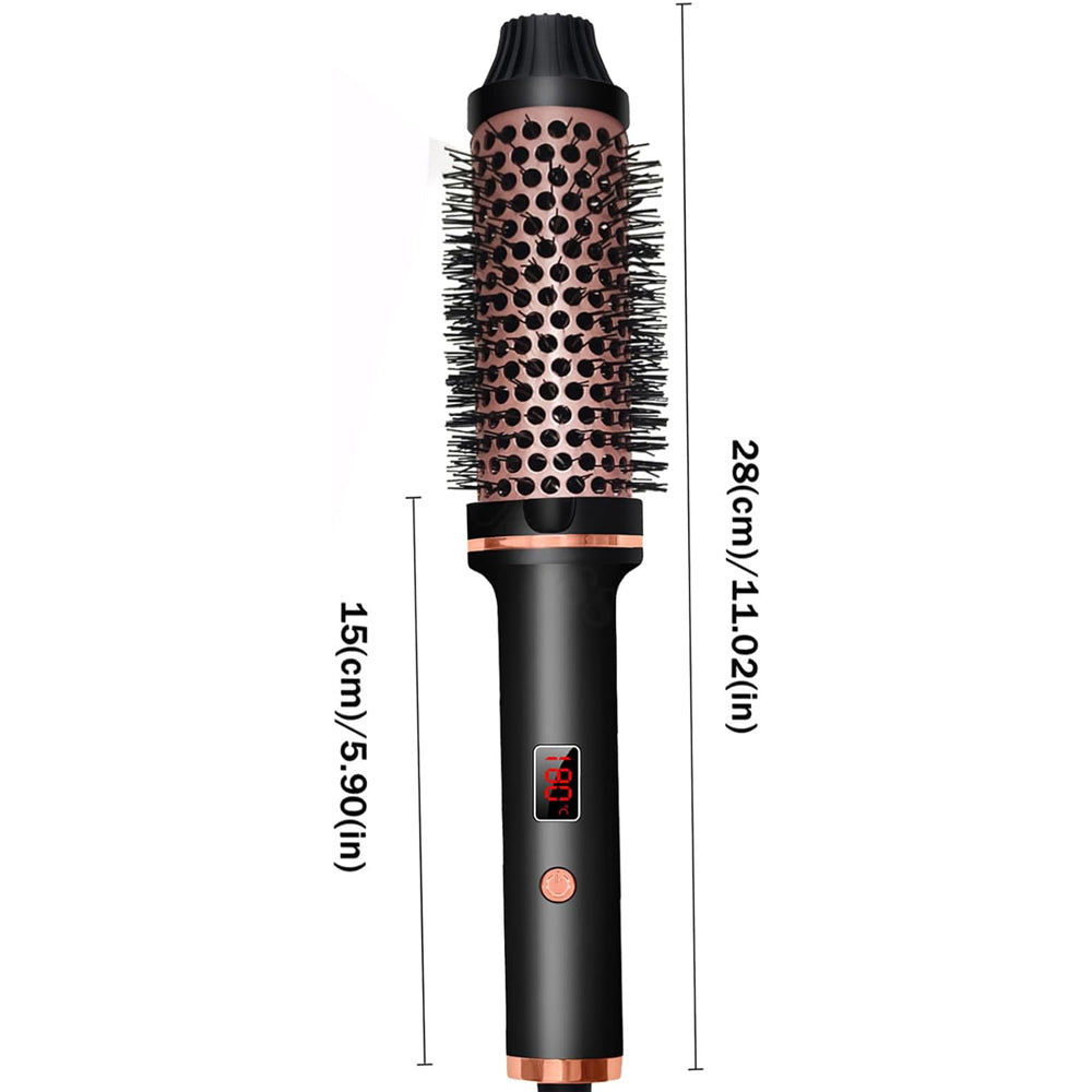 1.5-Inch Ionic Hot Air Curling Brush - Ceramic Thermal Volumizing Styler