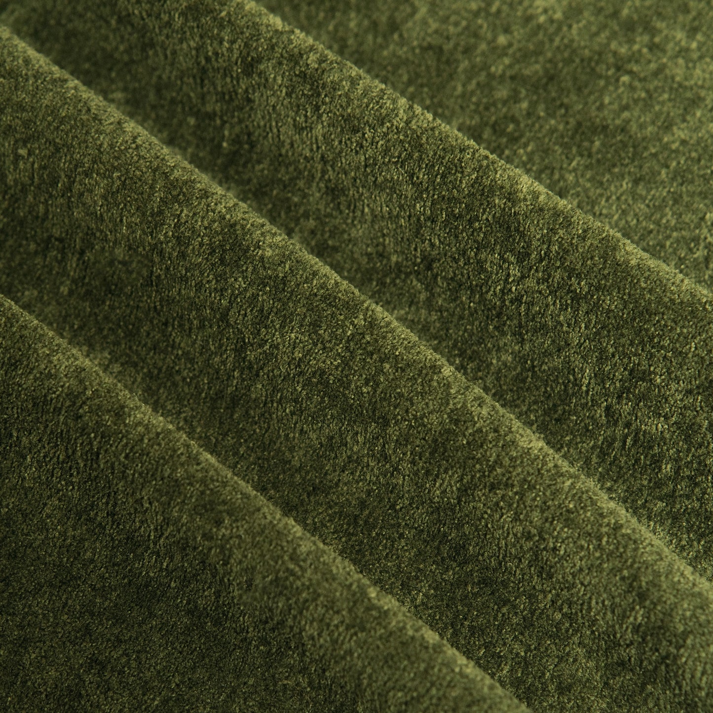 28.15-Inch Dark Green Velvet Lounge Chair with Birch Legs