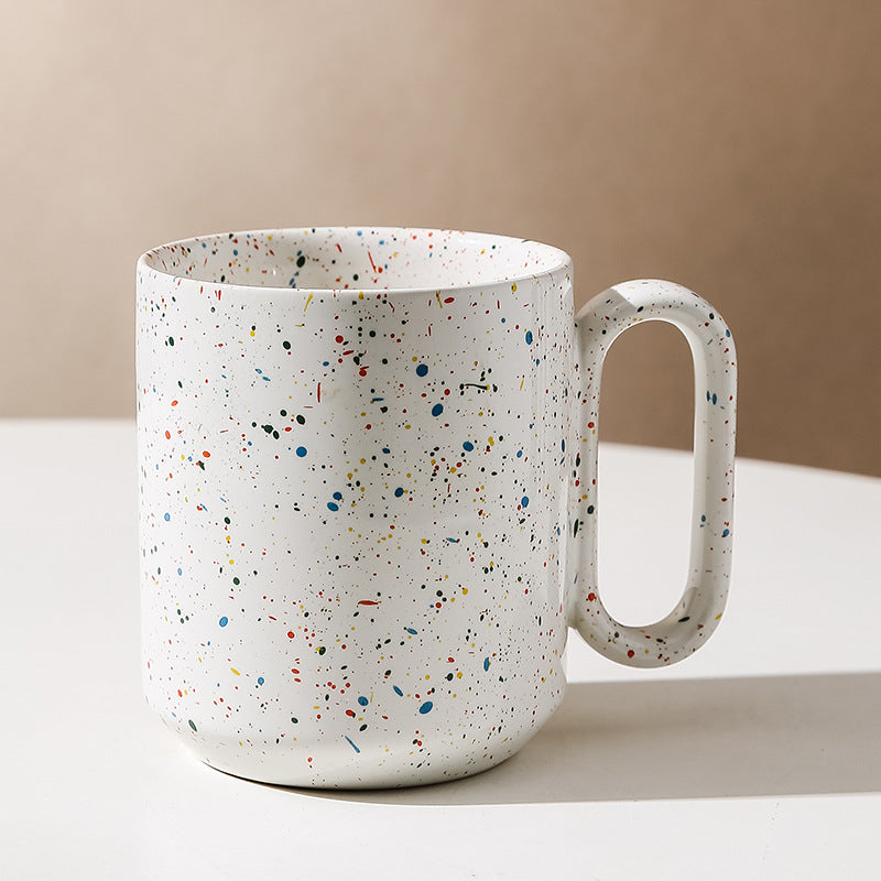 Hand Painted Ceramic Mug - Coffee, Milk, Breakfast Cup - Multiple Colors & Capacity