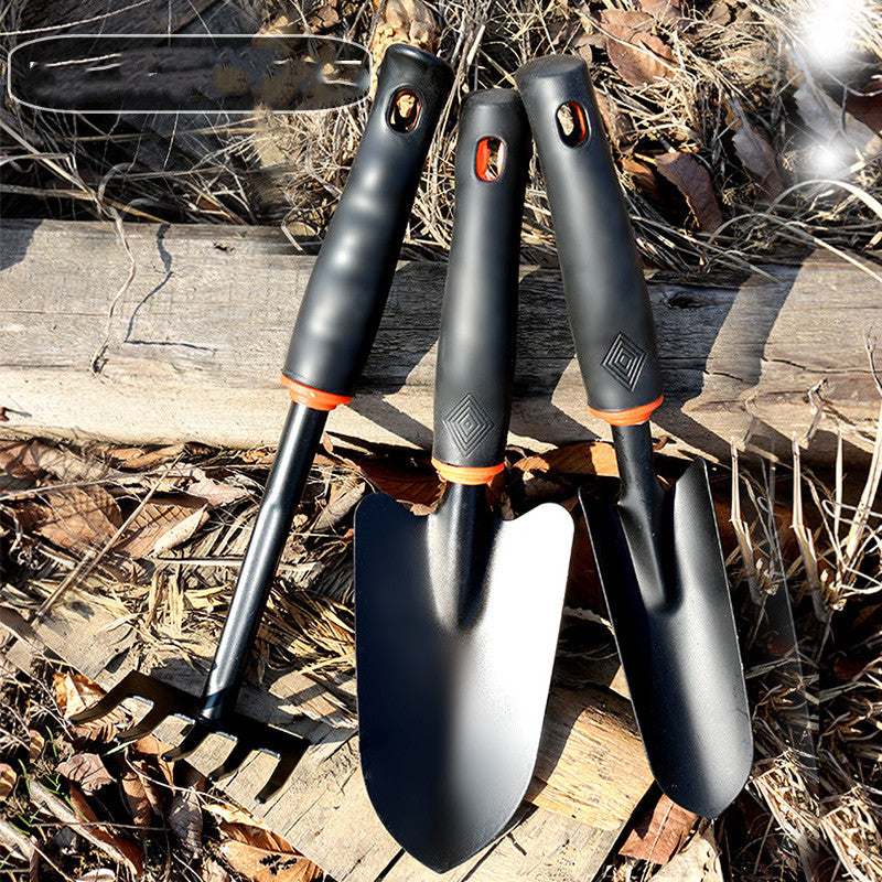Thickened Gardening Tool Set for Planting Flowers & Vegetables - Durable Iron & Plastic Handles