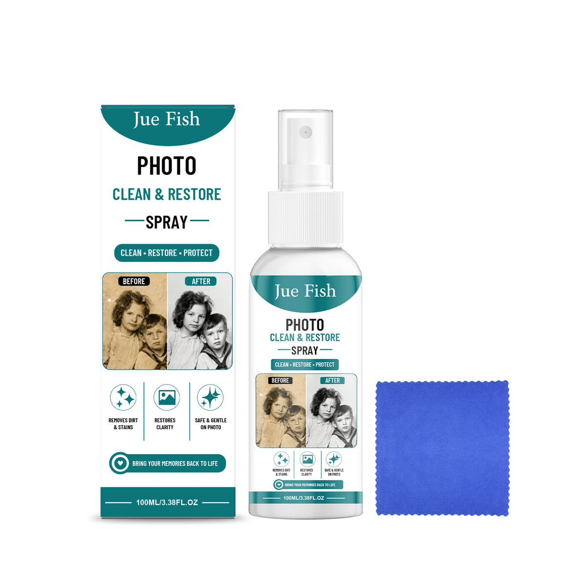 Photo Cleaning and Restoration Spray 100ml for Photography & Art Preservation