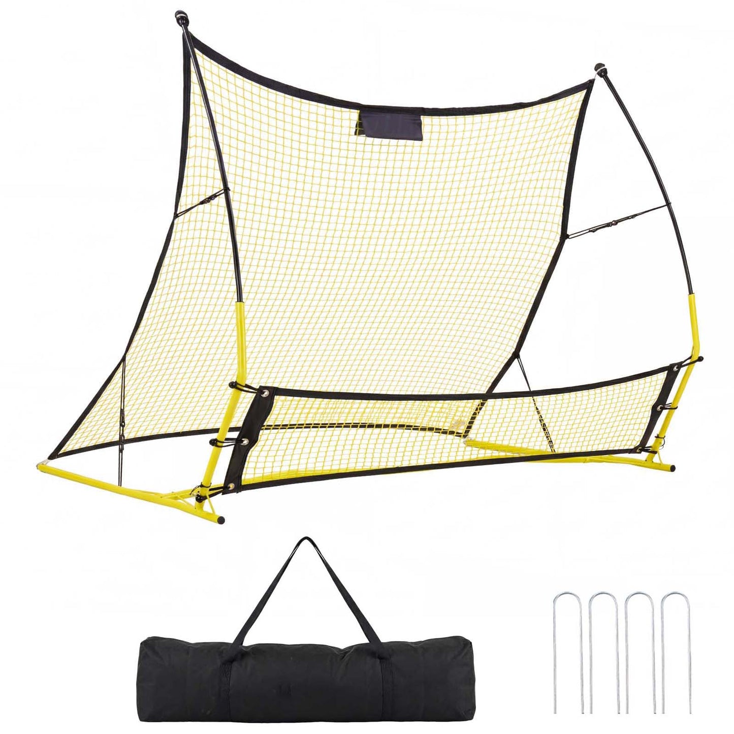 72-Inch Soccer Rebounder Net for Passing and Ball Control - Easy Setup Training Equipment