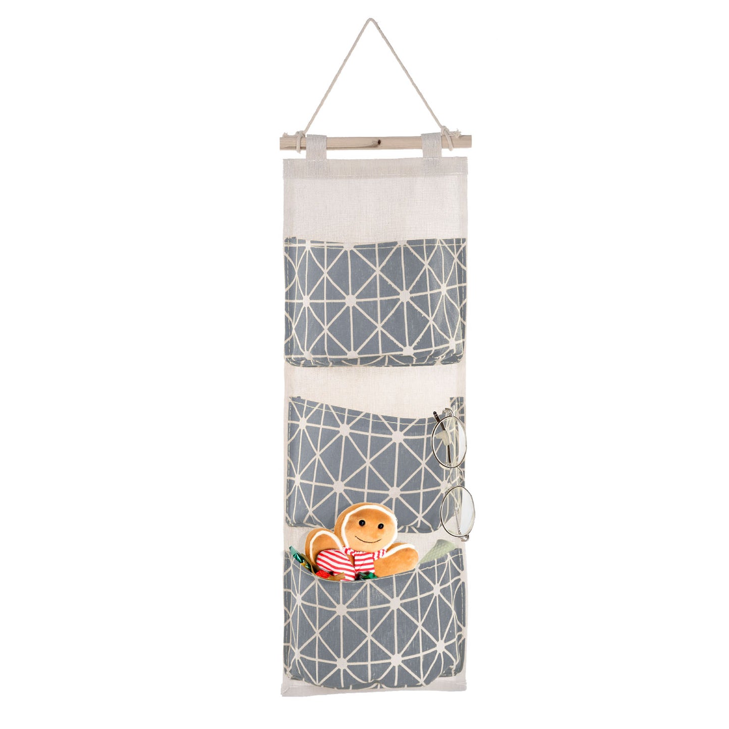1Pc Wall Mounted Storage Bag Door Closet Hanging Organizer Waterproof