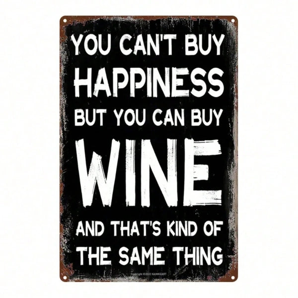 Metal Tin Wall Decoration Sign - 20cm x 20cm