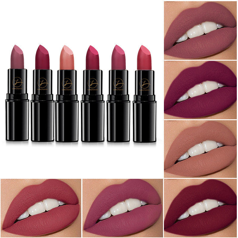 Matte Long-Lasting Lipstick with Moisturizing Formula - Multiple Styles