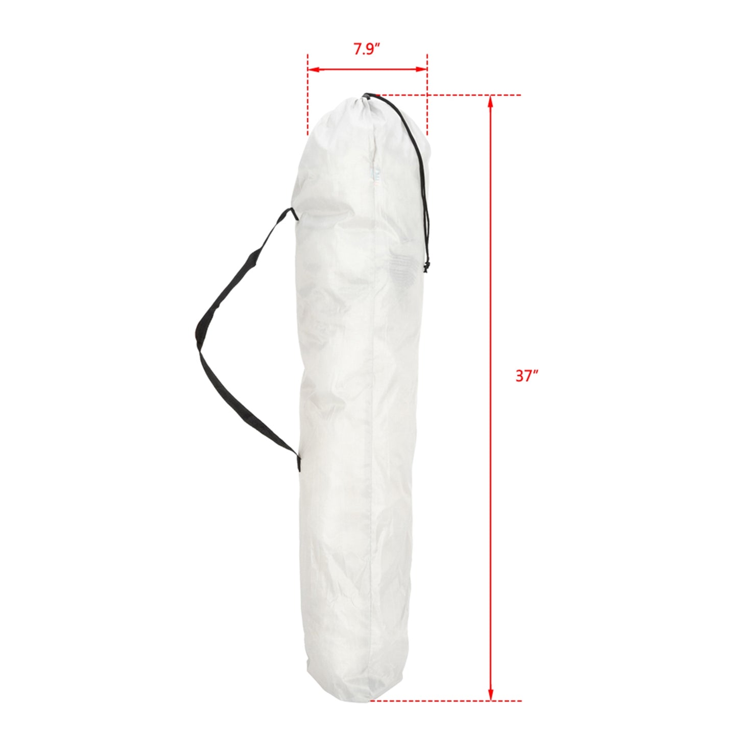 Medium Camping Chair - Grey Iron Frame, Off-White Fabric